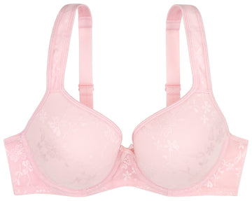D1082A Pink Lace Rachel Molded Underwire Bra